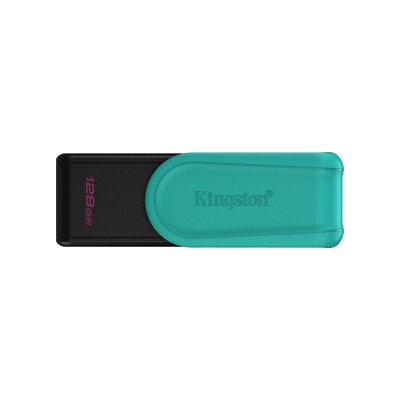 Kingston Technology DataTraveler 128GB Portable USB 3.2 Gen 1 Exodia S (Nero/Turchese)