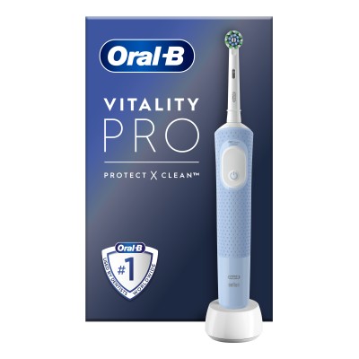 Oral-B Vitality Pro Adulto Spazzolino rotante-oscillante Grigio, Bianco