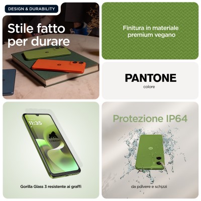 Motorola moto g06 17,5 cm (6.88") Doppia SIM Android 15 4G USB tipo-C 4 GB 256 GB 5200 mAh Verde