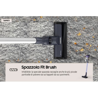 Samsung Aspirapolvere senza filo Jet™ 60 turbo 150W VS15A6031R4