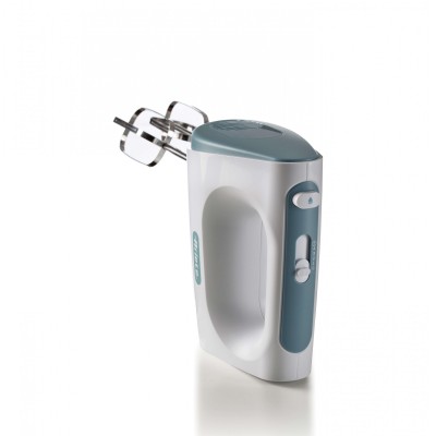Ariete 1545 Sbattitore Breakfast, 450W, 5 velocità, Funzione turbo, 2 fruste, White & Aegean teal