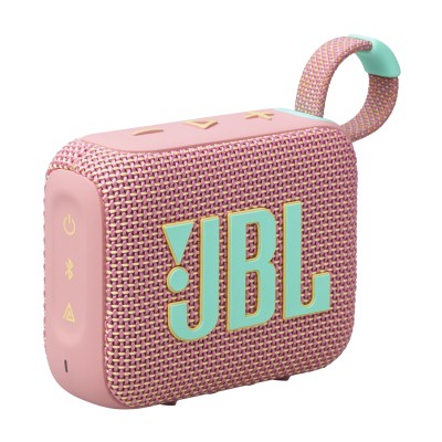 JBL Go 4, Sistema audio portatile waterproof e dustproof, Rosa