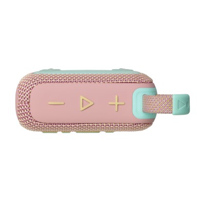 JBL Go 4, Sistema audio portatile waterproof e dustproof, Rosa