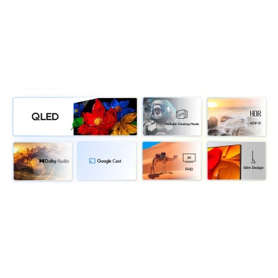 TCL S59K Serie Smart TV QLED FHD 32" 32S59K, Dolby Audio, HDR10, Android TV