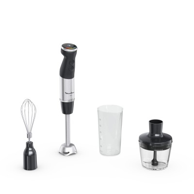 Moulinex Quickchef+, Frullatore a immersione, Tecnologia con lame Powelix per una miscelazione rapida