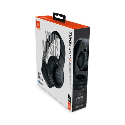 JBL Tune 600BT NC Auricolare Con cavo e senza cavo A Padiglione Musica e Chiamate Bluetooth Nero