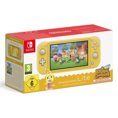 Nintendo Console Switch Lite + Animal Crossing: New Horizons (gialla)