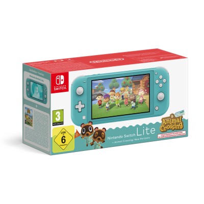 Nintendo Console Switch Lite + Animal Crossing: New Horizons (turchese)