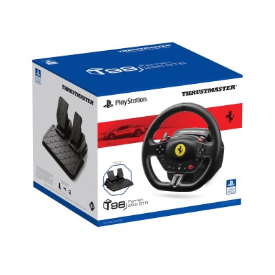 Thrustmaster T98-P FERRARI 296 GTB Nero USB Sterzo + Pedali PC, PlayStation 4, PlayStation 5
