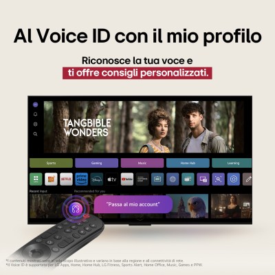 LG OLED AI OLED48B56LA TV Serie B5 48'' 4K, α8 Gen2, Dolby Vision, 20W, 4 HDMI con VRR 120Hz, G-Sync, Smart TV WebOS 25