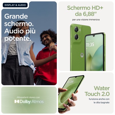 Motorola moto g06 17,5 cm (6.88") Doppia SIM Android 15 4G USB tipo-C 4 GB 256 GB 5200 mAh Verde