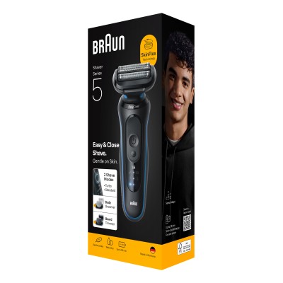 Braun Series 5 52-B1650S rasoio elettrico Trimmer Blu