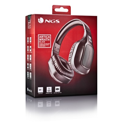 NGS ARTICA WRATH Cuffie Con cavo e senza cavo A Padiglione Musica e Chiamate USB tipo-C Bluetooth Nero