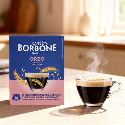 Caffè Borbone Capsule Compatibili sistema A Modo Mio - Orzo - 16 caps