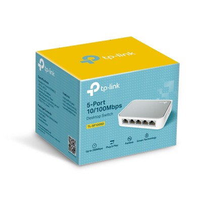 TP-Link TL-SF1005D switch 5 porte RJ45 10/100 Mbit/s