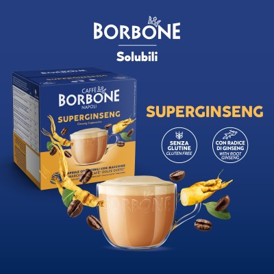 Caffè Borbone Capsule Compatibili Dolce Gusto - Superginseng - 16 caps