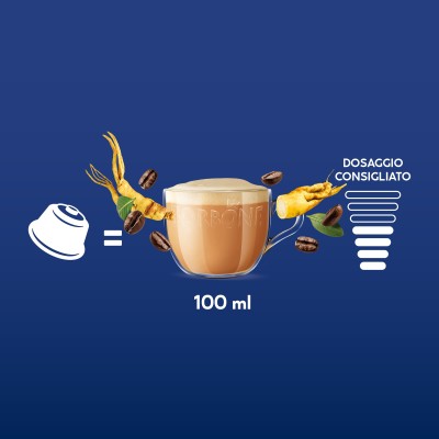 Caffè Borbone Capsule Compatibili Dolce Gusto - Superginseng - 16 caps