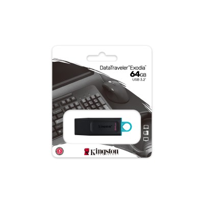 Kingston Technology DataTraveler Drive Flash USB 3.2 - USB Exodia