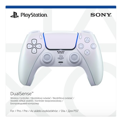 Sony DualSense Cromo, Perlato Bluetooth/USB Gamepad Analogico/Digitale PlayStation 5