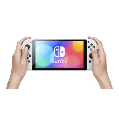Nintendo Switch (modello Oled) Bianco, schermo 7 pollici