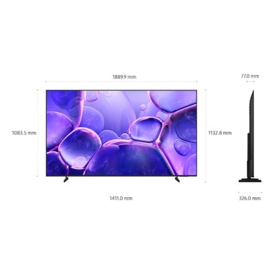 Samsung UE85U8072FUXXH TV 2,16 m (85") 4K Ultra HD Smart TV Wi-Fi Nero