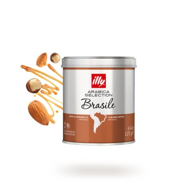 Illy Caffe Macinato Brasile 125g Barattolo