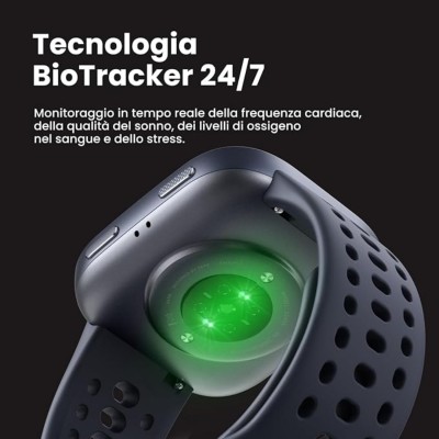 Amazfit Bip 6 Red 5 cm (1.97") AMOLED Digitale 390 x 450 Pixel Touch screen Oro GPS (satellitare)
