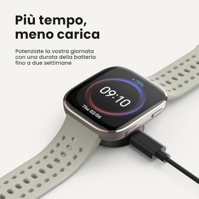 Amazfit Bip 6 Red 5 cm (1.97") AMOLED Digitale 390 x 450 Pixel Touch screen Oro GPS (satellitare)