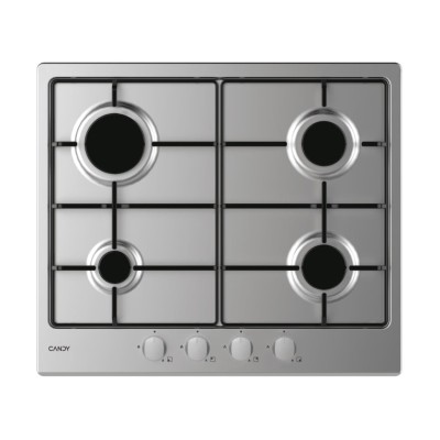 Candy Timeless CDOY6GRX Acciaio inox Da incasso 59 cm Gas 4 Fornello(i)
