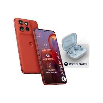 Motorola Edge 60 Neo 8+256GB 6.36" 5G Pant.Poinciana + Moto Buds ITA