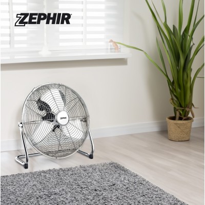 ZEPHIR PF35CR Ventilatore Da Terra Industriale 70W Pale da 35cm