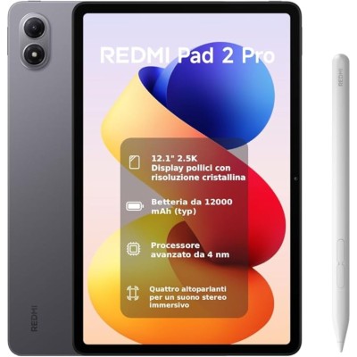 Xiaomi Redmi Pad 2 Pro 12.1" 6+128GB Graphite Gray +Pencil EU