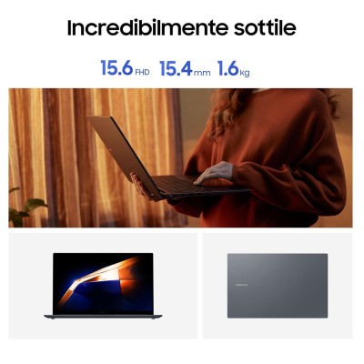 Samsung NB Book4 15.6" i3-100U 8+512GB W11H NP750XGK-KG8IT