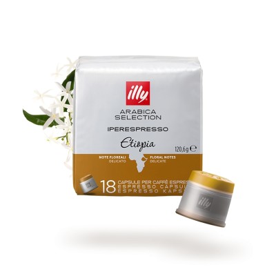 Illy Capsule Caffè Iperespresso Arabica Etiopia Confezione 108 Capsule