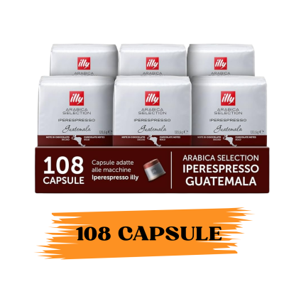 ILLY IPERESPRESSO GUATEMALA – Caffè in Capsule per Macchine Iperespresso 108pz
