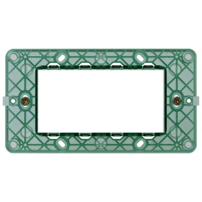 Supporto 7 Moduli Vimar Plana 14617 - Installazione Facile e Compatibile con Altri Marchi