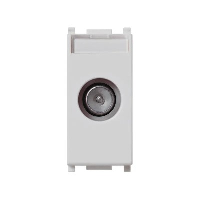 Presa TV Passante Vimar Plana 14300.10 - Alta Qualità, Attenuazione 10 dB, Design Elegante