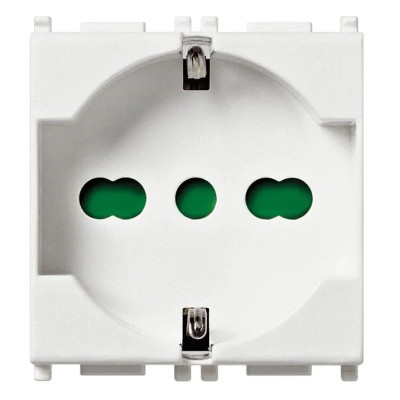 Vimar Plana Presa Universale 2P+E 16A (P40) Bianca - Articolo 14210