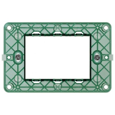 Supporto Vimar Plana 3 Moduli 14613 - Installazione Facile e Compatibilità con Scatole Standard