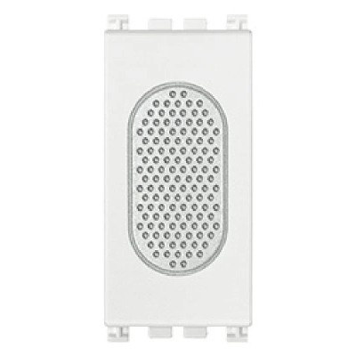 Ronzatore Arke Bianco 12V SELV 50-60 Hz - VIMAR 19375.B, Design Elegante e Facile Installazione, Sicurezza Elettrica