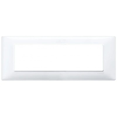 Vimar Plana Placca 7 Moduli Bianco 14657.01 - Design Elegante e Funzionalità Superiore