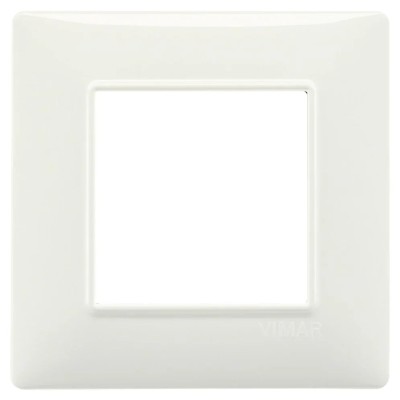 Vimar Plana Placca 2 Moduli Colore Avorio SKU 14642.02 - Design Elegante, Resistente e Funzionale