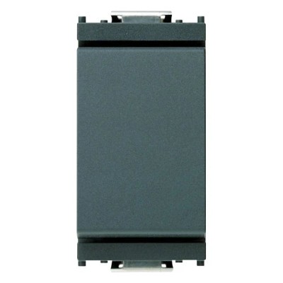 Deviatore 1P 16AX Grigio VIMAR - SKU 16005, Max 200W, Elegante e Funzionale per Illuminazione