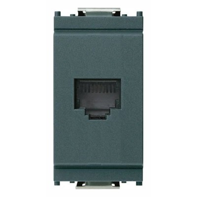 Presa RJ11 6/4 Grigio VIMAR Modello 16335 - Collegamento Sicuro, Installazione Facile