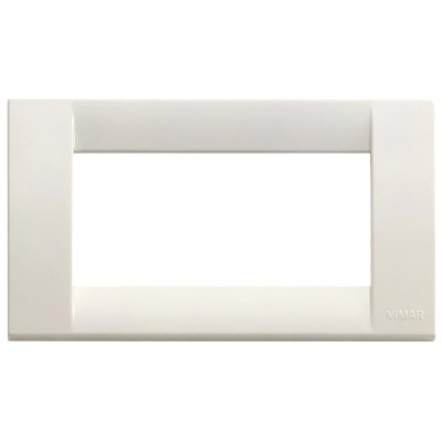 VIMAR Placca Classica 4M Bianco Idea - Codice SKU 16744.04, Materiale Resistenta, Design Elegante