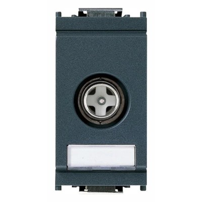 Presa Coassiale VIMAR TV-RD-SAT Diretta Grigio - Cod. SKU 16306.01, Frequenze 5-2400 MHz, Basso 1 dB