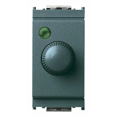 VIMAR Dimmer 230V 100-500W + Push Grigio - Modello 16563, Controllo Intensità Luce Efficiente
