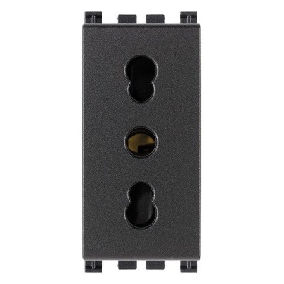 Presa VIMAR 2P+T 16A P17/11 Grigio - Sicura e Affidabile - SKU 19203