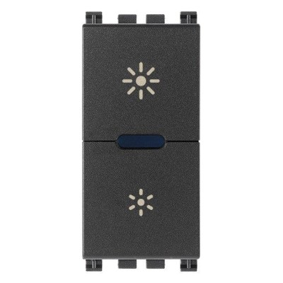 Dimmer MASTER VIMAR 230V Universale Grigio - Codice SKU: 19135.1, Controllo Luminosità per LED, CFL e Incandescenza