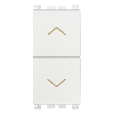VIMAR Due Pulsanti Interbloccati NO+NO 10A 250V Bianco - Sicurezza e Affidabilità - SKU 19062.B